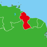ガイアナ地図