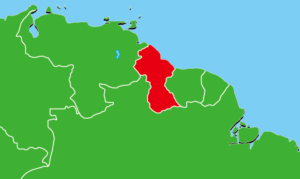 ガイアナ地図