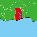 ガーナ地図
