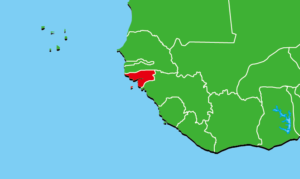 ギニアビサウ地図
