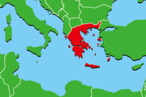 ギリシャ地図
