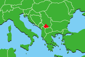 コソボ地図