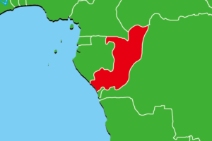 コンゴ共和国地図