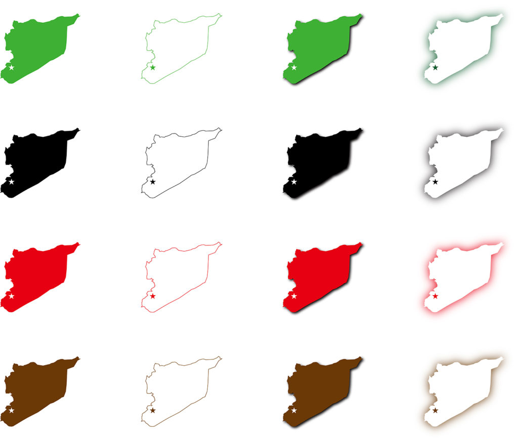 シリア地図
