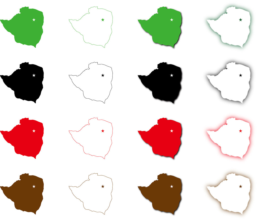 ジンバブエ地図