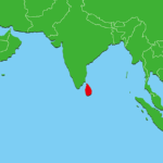 スリランカの地図