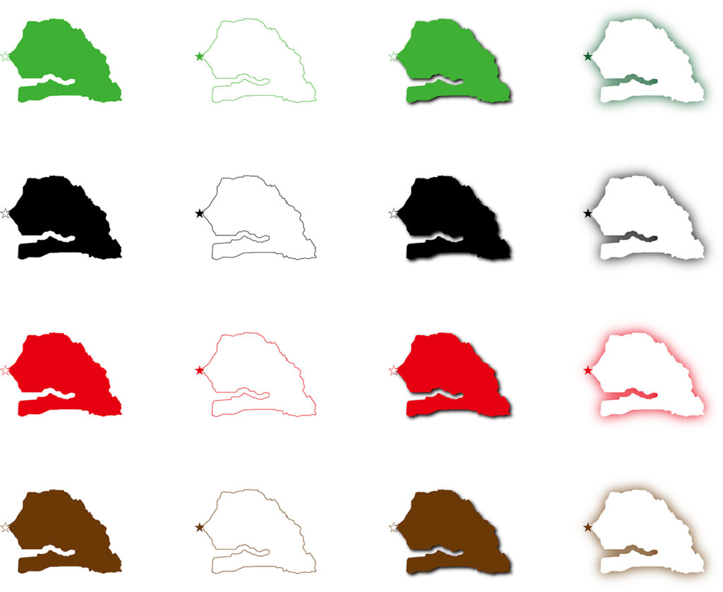 セネガル地図