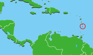 セントルシア地図