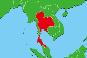 タイの地図