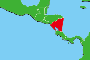 ニカラグア地図