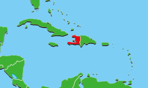 ハイチ地図