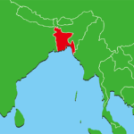 バングラデシュ地図