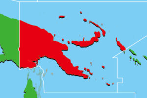 パプアニューギニア地図