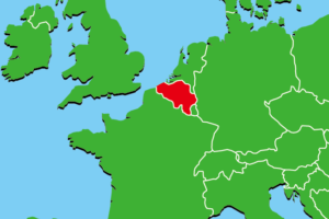 ベルギー地図