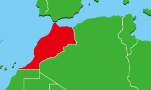 モロッコ地図