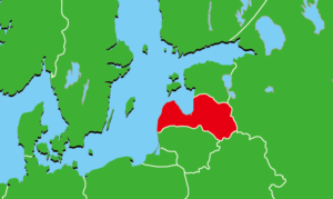 ラトビア地図