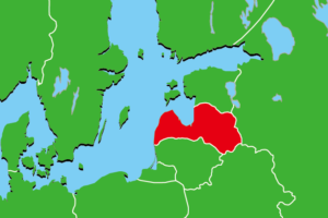 ラトビア地図