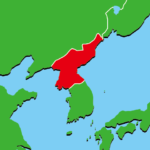 北朝鮮の地図