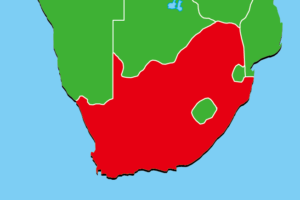 南アフリカ地図