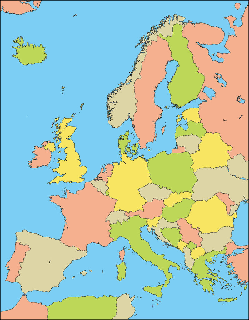 ヨーロッパ地域-国別-海