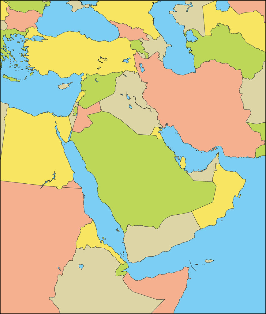 中東地域-国別-海