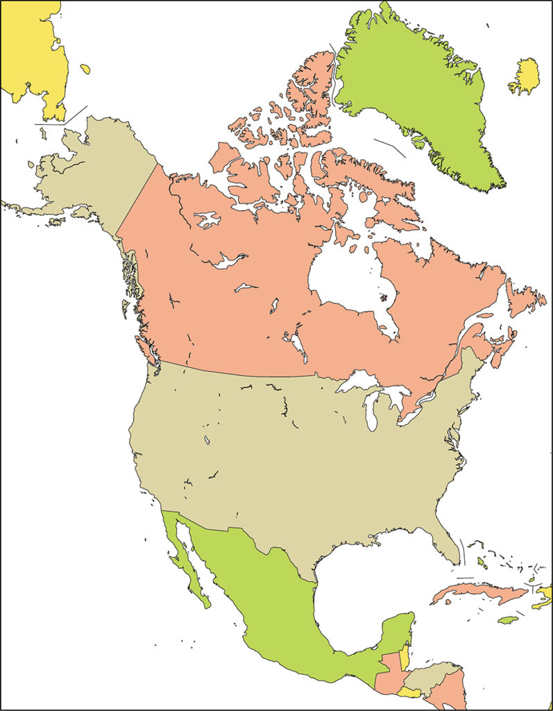 北アメリカ地域-国別