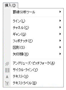 プルダウンメニューの挿入