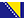 ボスニア・ヘルツェゴビナ国旗のアイコン
