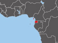 赤道ギニアの位置