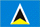 セントルシアの小さい国旗画像
