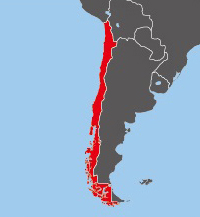 チリの位置