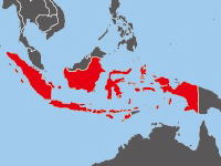 インドネシアの位置