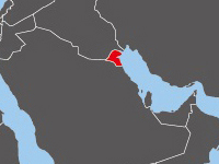 クウェートの位置