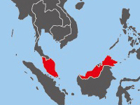 マレーシアの位置