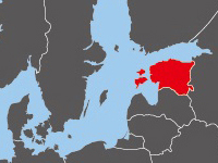 エストニアの位置