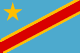 コンゴ民主共和国の国旗画像