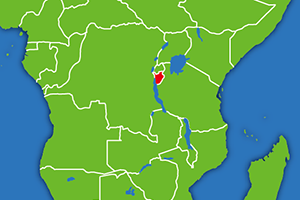 ブルンジの地図画像