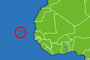 カーボベルデの地図画像