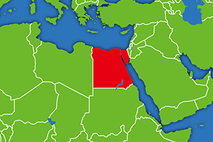 エジプトの地図画像