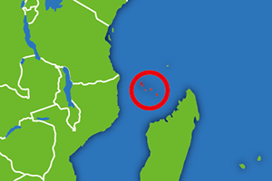 コモロ連合の地図画像