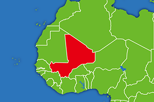 マリの地図画像