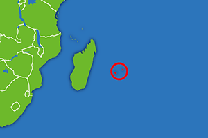 モーリシャスの地図画像