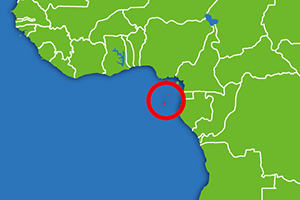 サントメ・プリンシペの地図画像