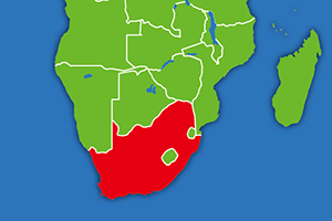 南アフリカの地図画像