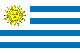 ウルグアイの国旗画像