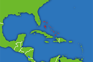 バハマの地図画像