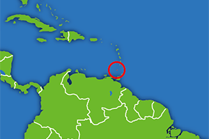 グレナダの地図画像