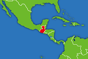 グアテマラの地図画像