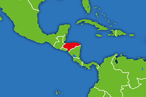 ホンジュラスの地図画像