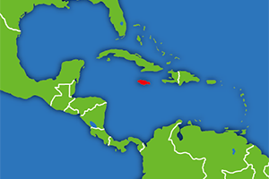 ジャマイカの地図画像